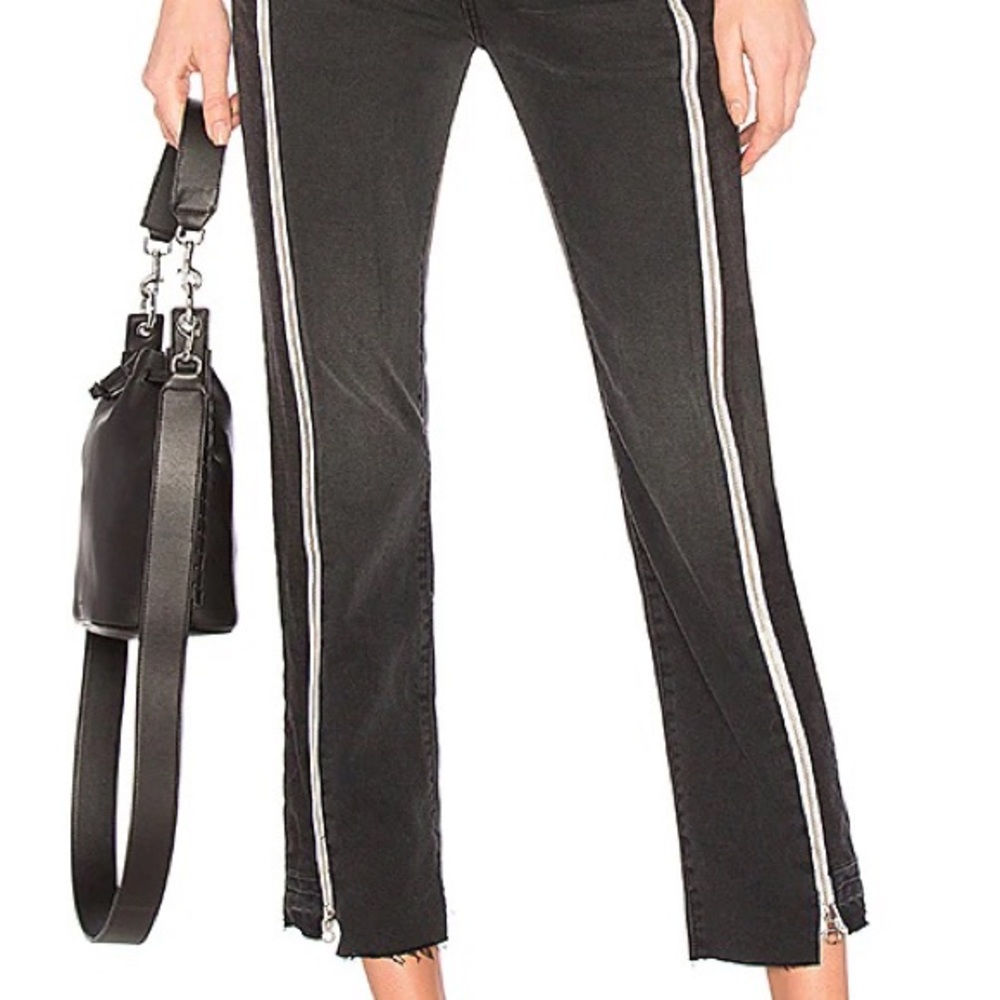 Current/Elliott‎ The Dallon Zipped Straight in Highline Uneven Zipped Seams 27